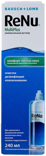 Купить Растворы Купить Растворы Раствор ReNu Multi Plus 240 мл в Курске в Курске