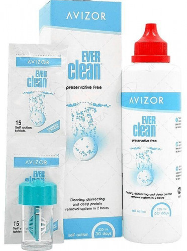 Купить Растворы Купить Растворы Раствор Avizor Ever Clean 225ml +30табл в Курске в Курске
